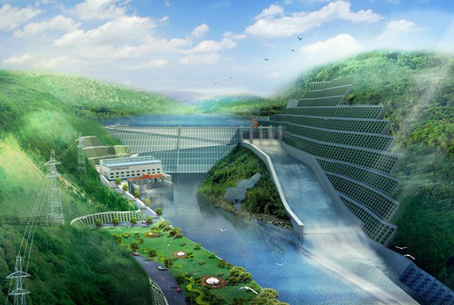 成安老挝南塔河1号水电站项目